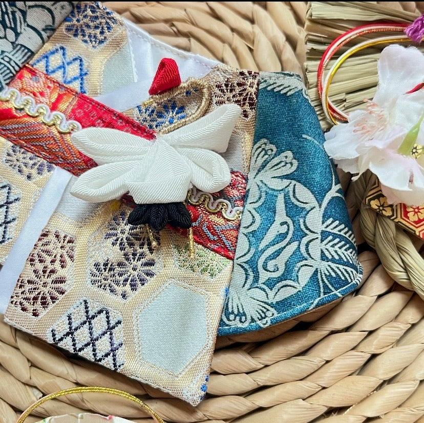 GDC0518 幸運鶴和服圍巾