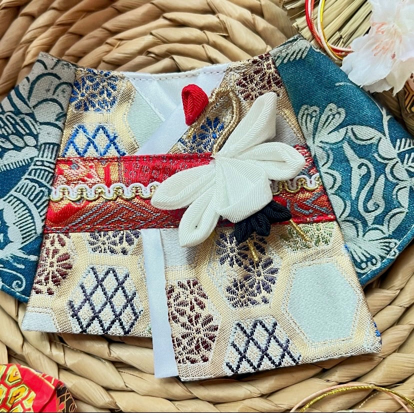 GDC0518 幸運鶴和服圍巾