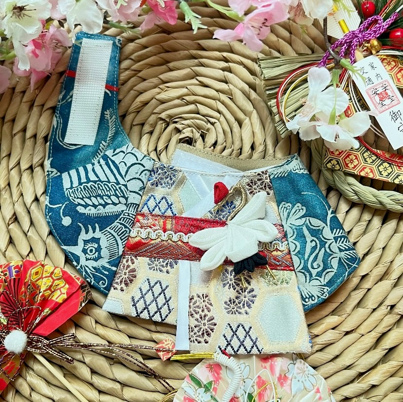 GDC0518 幸運鶴和服圍巾