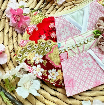 GDC0504 春櫻鈴奈羽和服圍巾