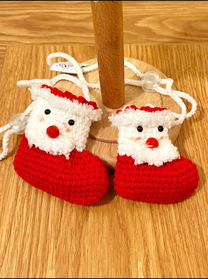 Cute Santa Bag Q版聖誕老人袋