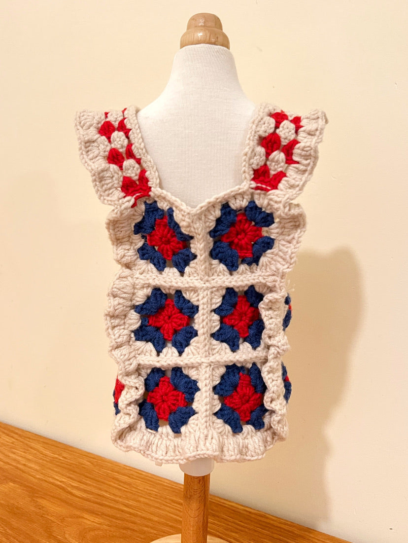 GDC0474 兔兔復古鈎織衫