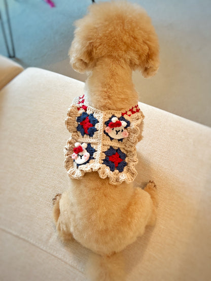 GDC0474 兔兔復古鈎織衫