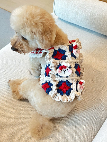 GDC0474 兔兔復古鈎織衫