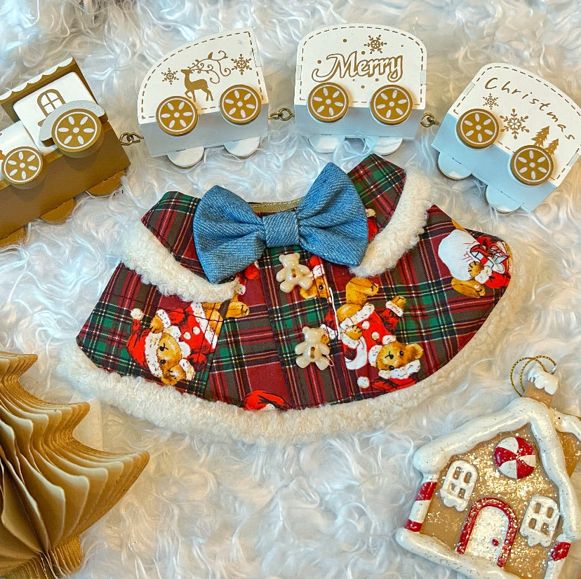 GDC0467 聖誕熊啤啤煲呔圍巾