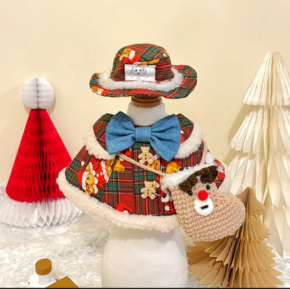 GDC0467 聖誕熊啤啤煲呔圍巾