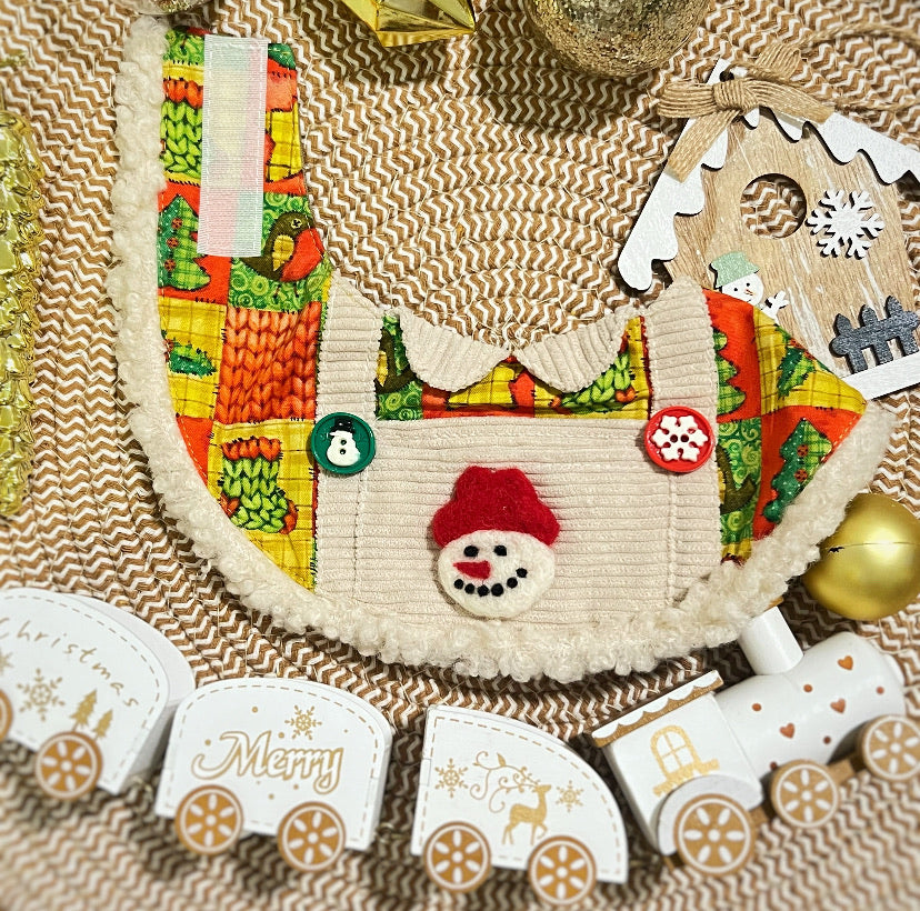 GDC0459 雪人工人褲圍巾