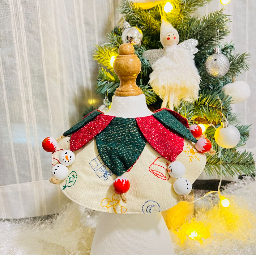 Christmas Forest Elf Scaft 聖誕森林小精靈圍巾