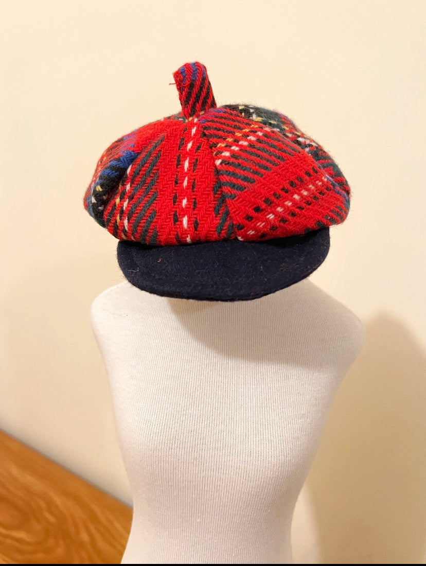 GDC0406 紅格偵探帽