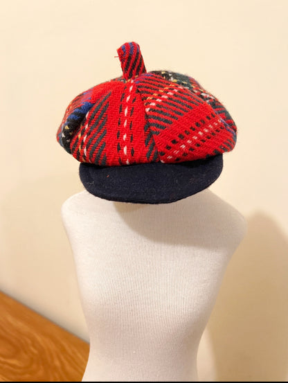 GDC0406 紅格偵探帽